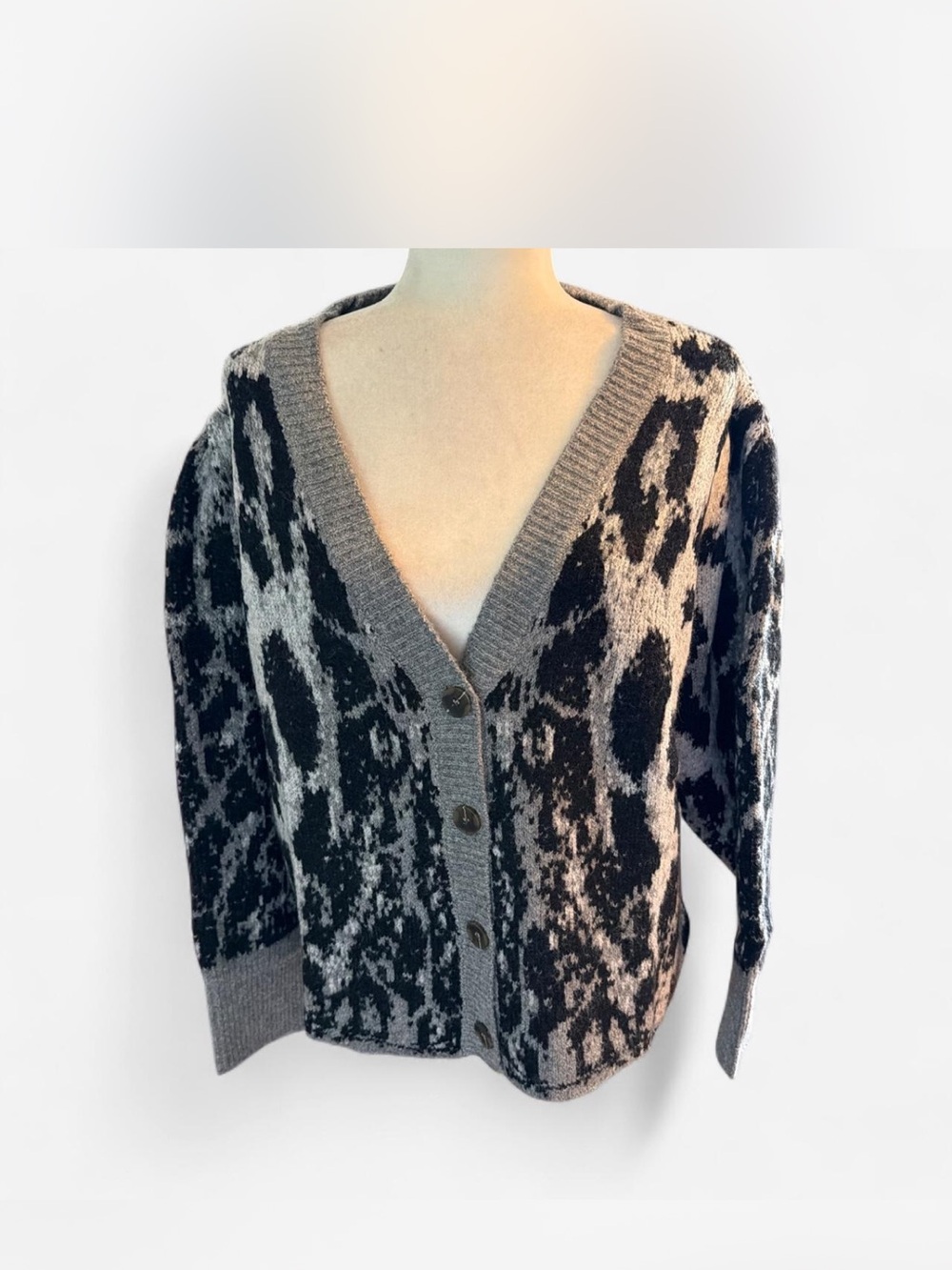 Animal Print Cardigan 1X - NWT
